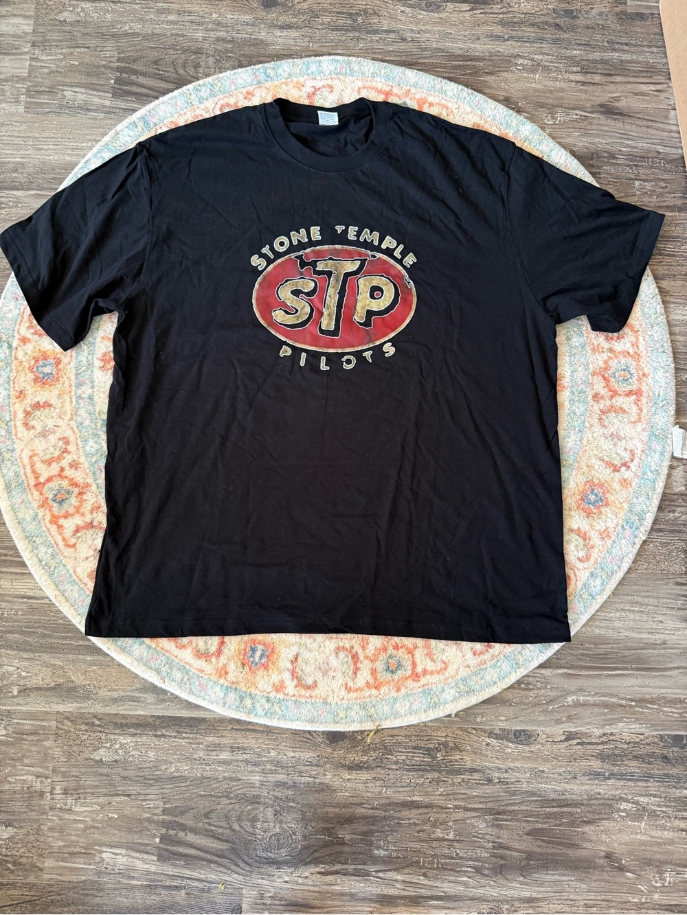Stone Temple Pilots Black Graphic Band Tee - STP Logo